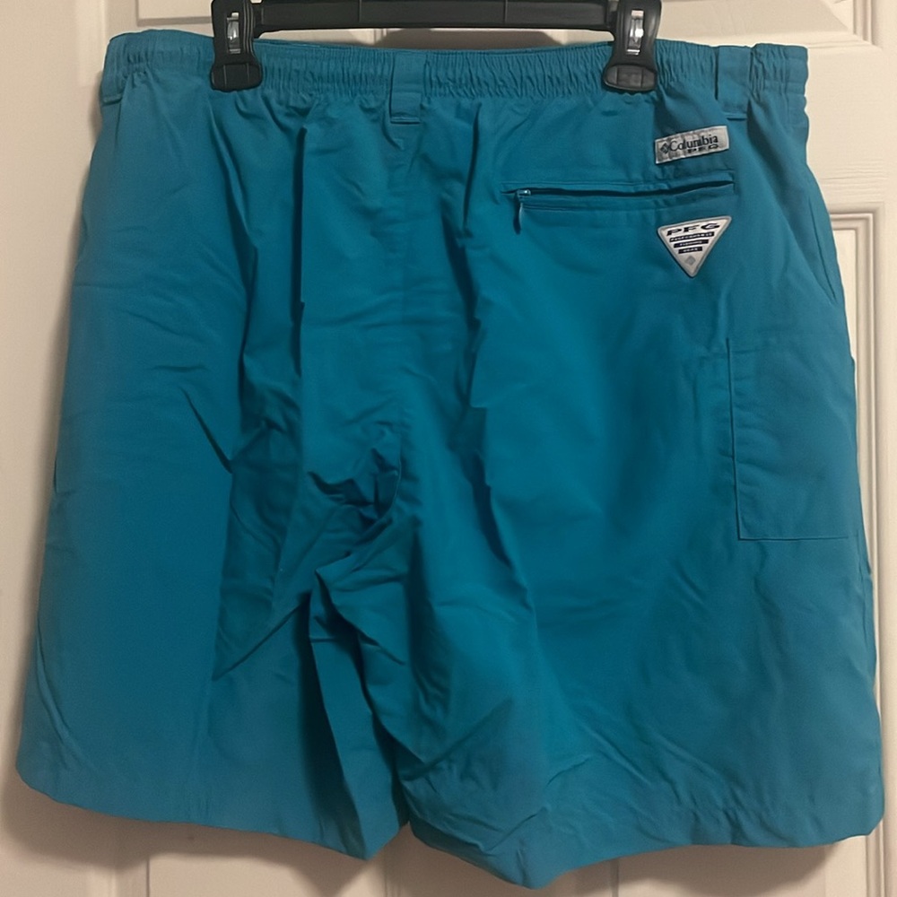Columbia Size XL 8L Omni Shade PFG Blue Mens Active Swim Board Trunks - Picture 3 of 6